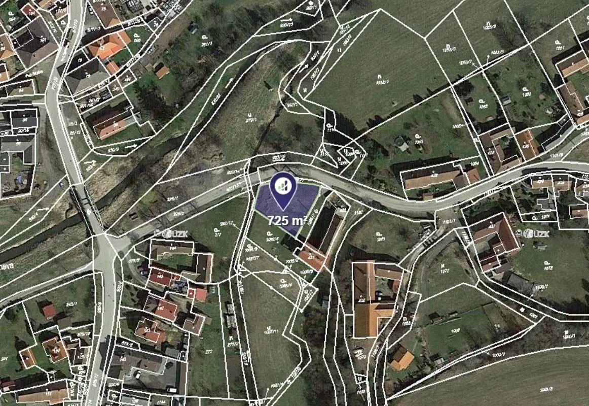 Prodej stavebního pozemku 725 m²